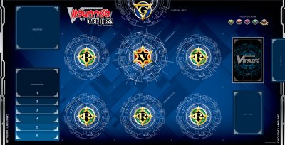 Cardfight!! Vanguard Overdress Playmat Vol.6 Blue แผ่นยางรองเล่นการ์ดแวนการ์ดภาษาไทย