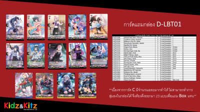 VGT-D-LBT01 Lyrical Melody กล่องสุ่มการ์ดแวนการ์ดไทย ภาค D (20ซอง/กล่อง)