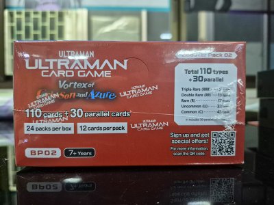 [ภาษาอังกฤษ] Ultraman Card game Booster Pack 01 : Vortex of Crimson and Azure BP02