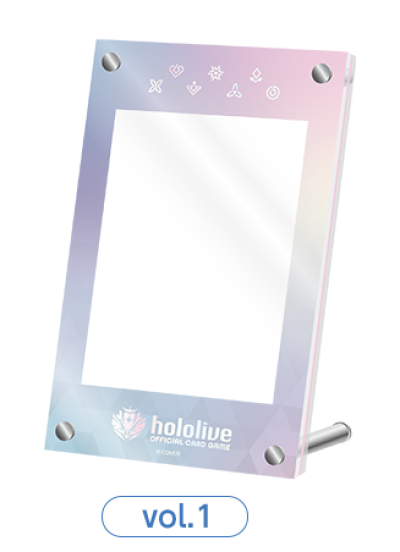 Hololive OFFICIAL CARD GAME กรอบอะคริลิก ใส่การ์ดเกมโฮโลไลฟ์ของแท้ถูกลิขสิทธิ์ สีพาสเทล