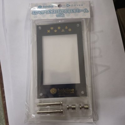 Hololive OFFICIAL CARD GAME กรอบอะคริลิก ใส่การ์ดเกมโฮโลไลฟ์ของแท้ถูกลิขสิทธิ์ สีดำ-ทอง