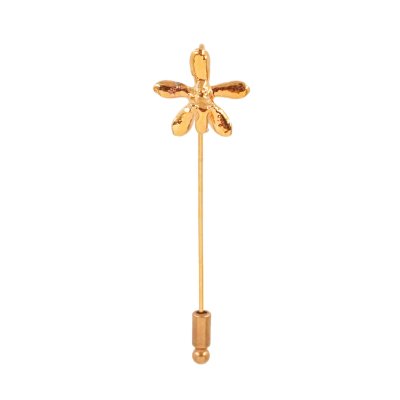 Gold-Plated Trichoglottis cirrhifera orchid Stick Pins