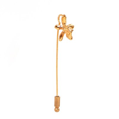 Gold-Plated Trichoglottis cirrhifera orchid Stick Pins