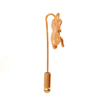 Gold-Plated Ascocentrum orchid Stick Pins