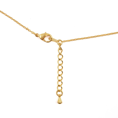 Gold Plated Dendrobium Pendant