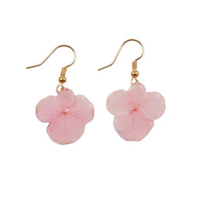 ต่างหูดอกไฮเดรนเยีย