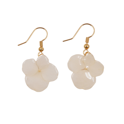 ต่างหูดอกไฮเดรนเยีย