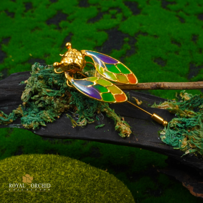 Art Deco " Cicada Brooch "