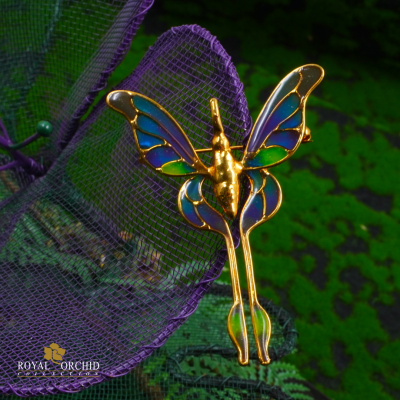 Art Deco " Butterfly Brooch "