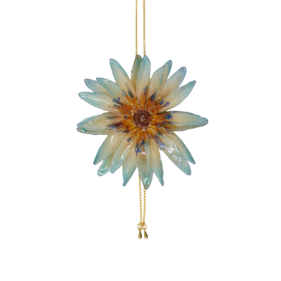 สร้อยปรับระดับดอกบัวเคลือบใส