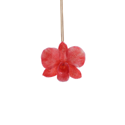 Gold Plated Dendrobium Pendant
