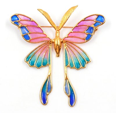 Art Deco " Butterfly Brooch "
