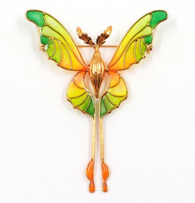 Art Deco " Butterfly Brooch "