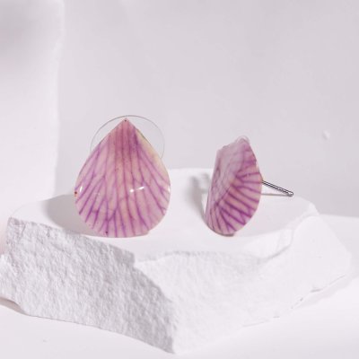 ต่างหูตัดกลีบดอกกล้วยไม้เดนโดรเบียม ต่างหูตัดกลีบดอกกล้วยไม้เดนโดรเบียม