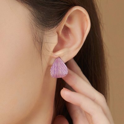 ต่างหูตัดกลีบดอกกล้วยไม้เดนโดรเบียม ต่างหูตัดกลีบดอกกล้วยไม้เดนโดรเบียม