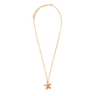 Gold-Plated Trichoglottis cirrhifera orchid Pendant