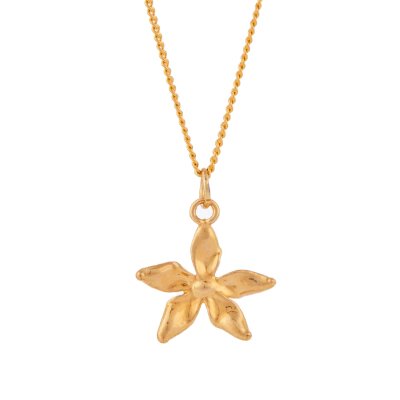 Gold Plated Ixora Pendant