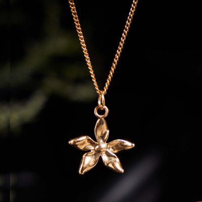 Gold Plated Ixora Pendant