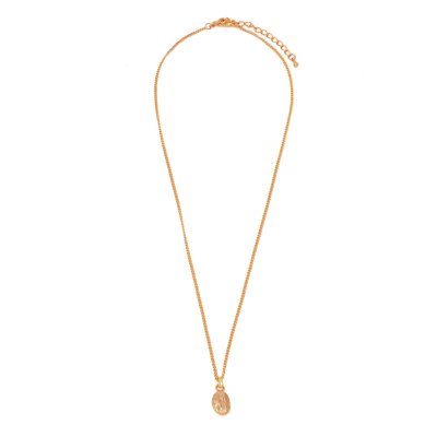 Gold Plated Coffee Bean Pendant