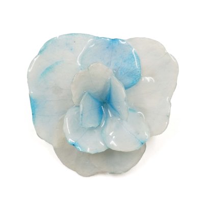 Clear-Coated Hydrangea Brooches