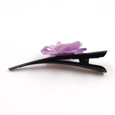 Clear-Coated Hydrangea Hair Clip