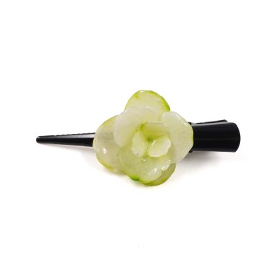 Clear-Coated Hydrangea Hair Clip