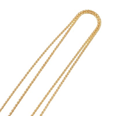 สร้อยปรับระดับดอกกล้วยไม้เดรโดรเบียมขอบทอง สร้อยปรับระดับดอกกล้วยไม้เดรโดรเบียมขอบทอง