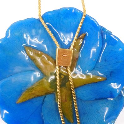 สร้อยปรับระดับดอกกุหลาบเคลือบใส สร้อยปรับระดับดอกกุหลาบเคลือบใส