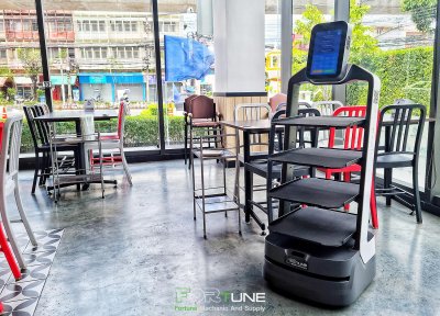 หุ่นยนต์เสิร์ฟอาหาร orionstar robot