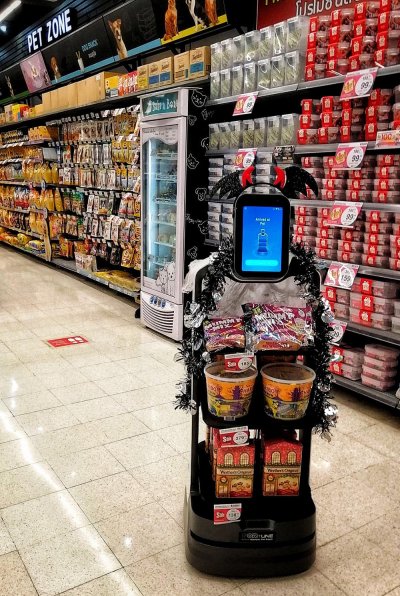 หุ่นยนต์เสิร์ฟอาหาร orionstar robot