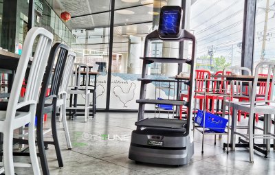 หุ่นยนต์เสิร์ฟอาหาร orionstar robot