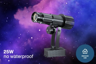 Logo Projector 25W (indoor) เครื่องฉายโลโก้ รับประกันสินค้า Logo Projector 25W (indoor) เครื่องฉายโลโก้ รับประกันสินค้า