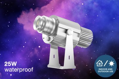 Logo Projector 25W (outdoor) เครื่องฉายโลโก้ รับประกันสินค้า Logo Projector 25W (outdoor) เครื่องฉายโลโก้ รับประกันสินค้า