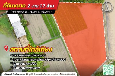 ที่ดินเปล่า บ้านป่ารวก ต.นางแล อ.เมือง จ.เชียงราย OOPN002