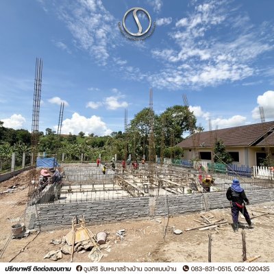 ตัวอย่างบ้านที่กำลังสร้าง (ส่งมอบแล้ว)