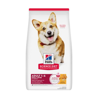 Hill's Science Diet Adult Small Bites อาหารสุนัข อายุ 1-6 ปี (ขนาดเม็ดเล็ก) ขนาด 6.8 กก.