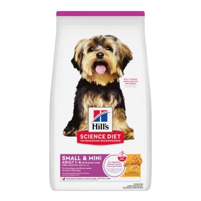 Hill's Science Diet Adult Small & Mini อาหารสุนัขพันธุ์เล็ก อายุ 1-6 ปี ขนาด 7.03 กก.