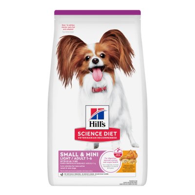 Hill's Science Diet Adult Light Small & Mini อาหารสุนัขพันธุ์เล็ก 1-6 ปี ไขมันต่ำ สุนัขทำหมันลดน้ำหนัก 1.5 กก.