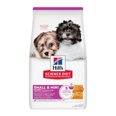 Hill's Science Diet Puppy Small & Mini อาหารลูกสุนัขพันธุ์เล็ก หรือแม่สุนัขพันธุ์เล็กตั้งท้อง/ให้นม ขนาด 1.5 กก.