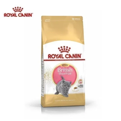 Royal Canin Kitten British Shorthair 2kg อาหารเม็ดลูกแมวพันธุ์บริติช ชอร์ทแฮร์ อายุ4-12เดือน