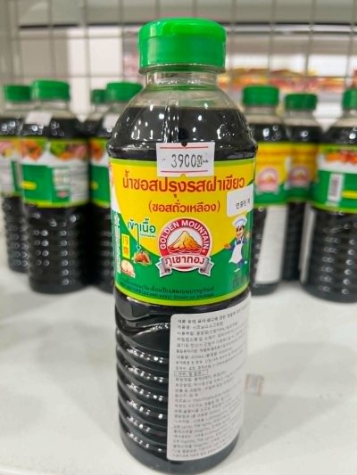 น้ำซอสปรุงรสฝาเขียว ภูเขาทอง