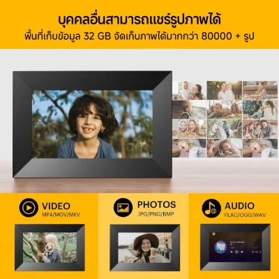 KODAK 7 Inch Digital Photo Frame WI-FI ENABLED RCF-702W KODAK 7 Inch Digital Photo Frame WI-FI ENABLED RCF-702W