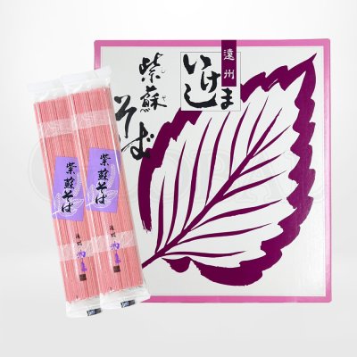เส้นโซบะอบแห้ง (Shiso Soba) แบรนด์ Ikeshima