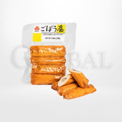 เนื้อปลาบดสอดไส้ผักโกโบ (Gobo Maki ) แบรนด์ Kibun