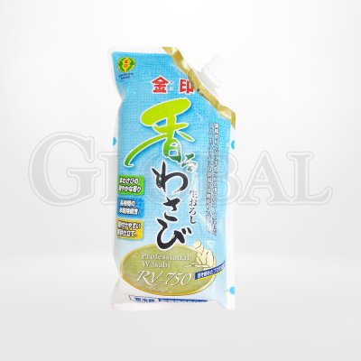 วาซาบิแช่แข็ง (Kaoru Nama Oroshi Wasabi) แบรนด์ Kinjirushi