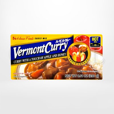 เครื่องแกงกะหรี่ญี่ปุ่น (Vermont Curry Hot) แบรนด์ House