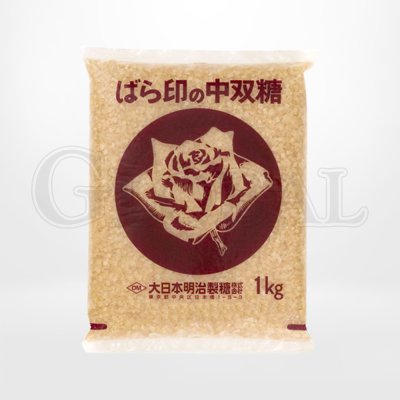 น้ำตาลทรายแดงเกล็ดคริสตัล (Barajirushi Chuzarato) แบรนด์ Dai-Nippon Meiji