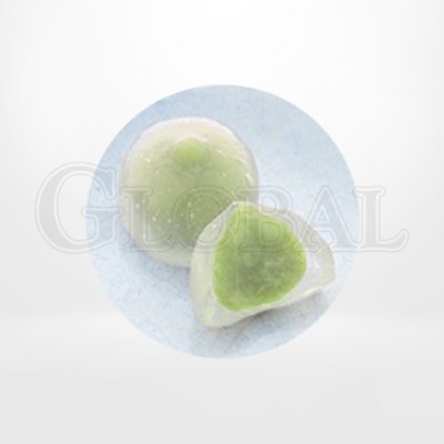 ขนมมันจูสอดไส้ชาเขียว (Kuzu Manju Matcha)