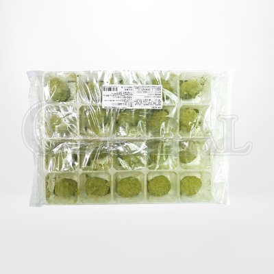 ขนมโอฮากิรสชาเขียวไส้ถั่วแดง (Matcha Ohagi)