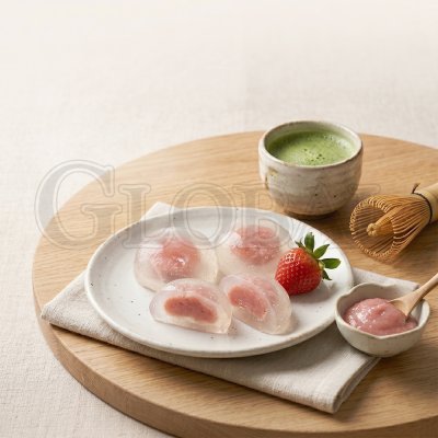ขนมโมจิฮอกไกโดสอดไส้สตรอว์เบอร์รี่